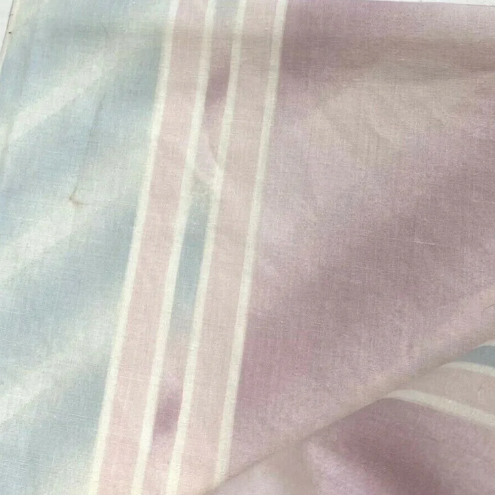 Vintage 70s JC Penney Twin Sheets Set Fitted Flat